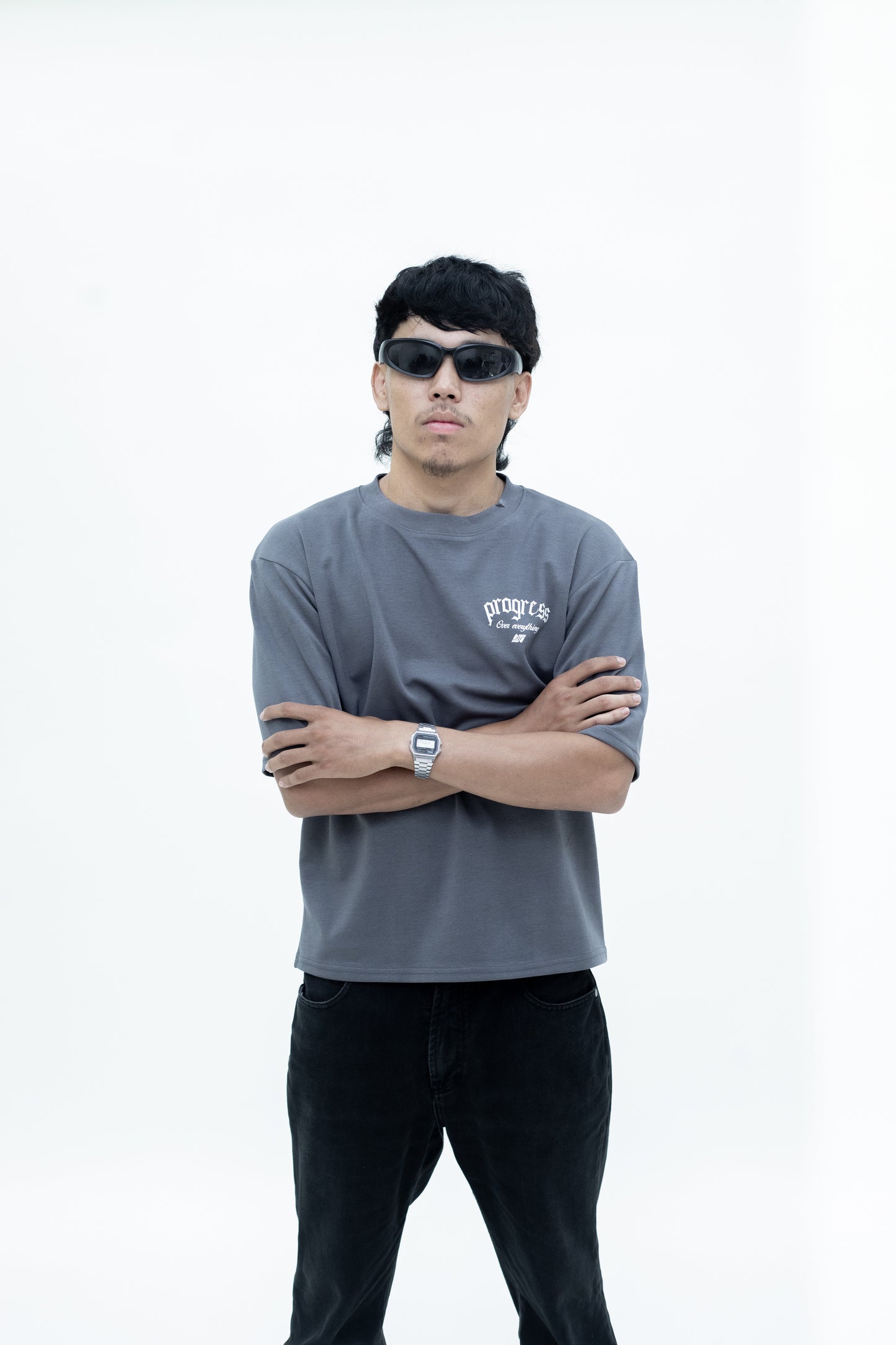 Box Fit T-shirt - Progress Over Everything