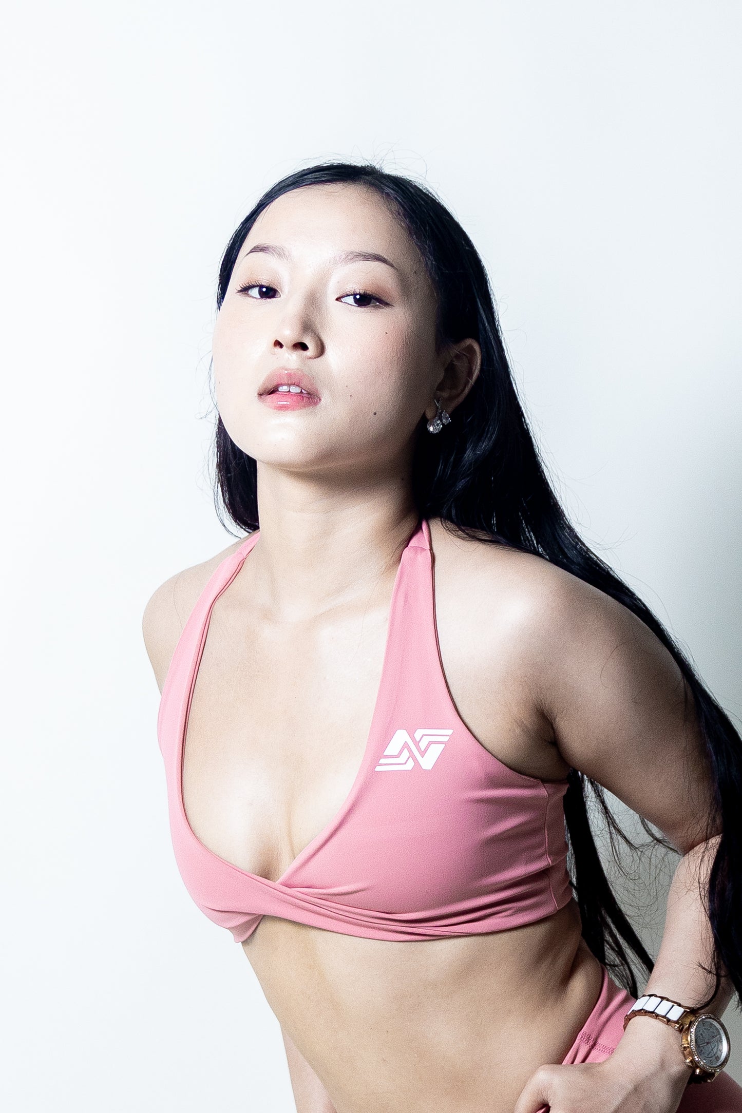 Twisted Sports Bra - Pink