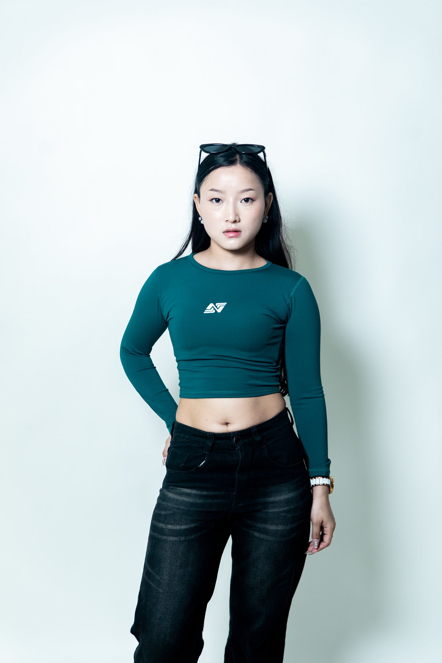 Full Sleeve Top - Dark Green