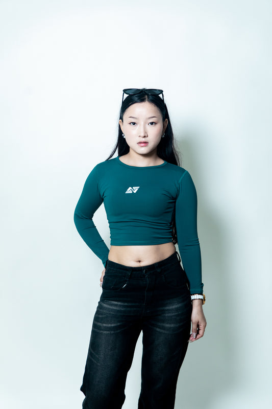 Full Sleeve Top - Dark Green