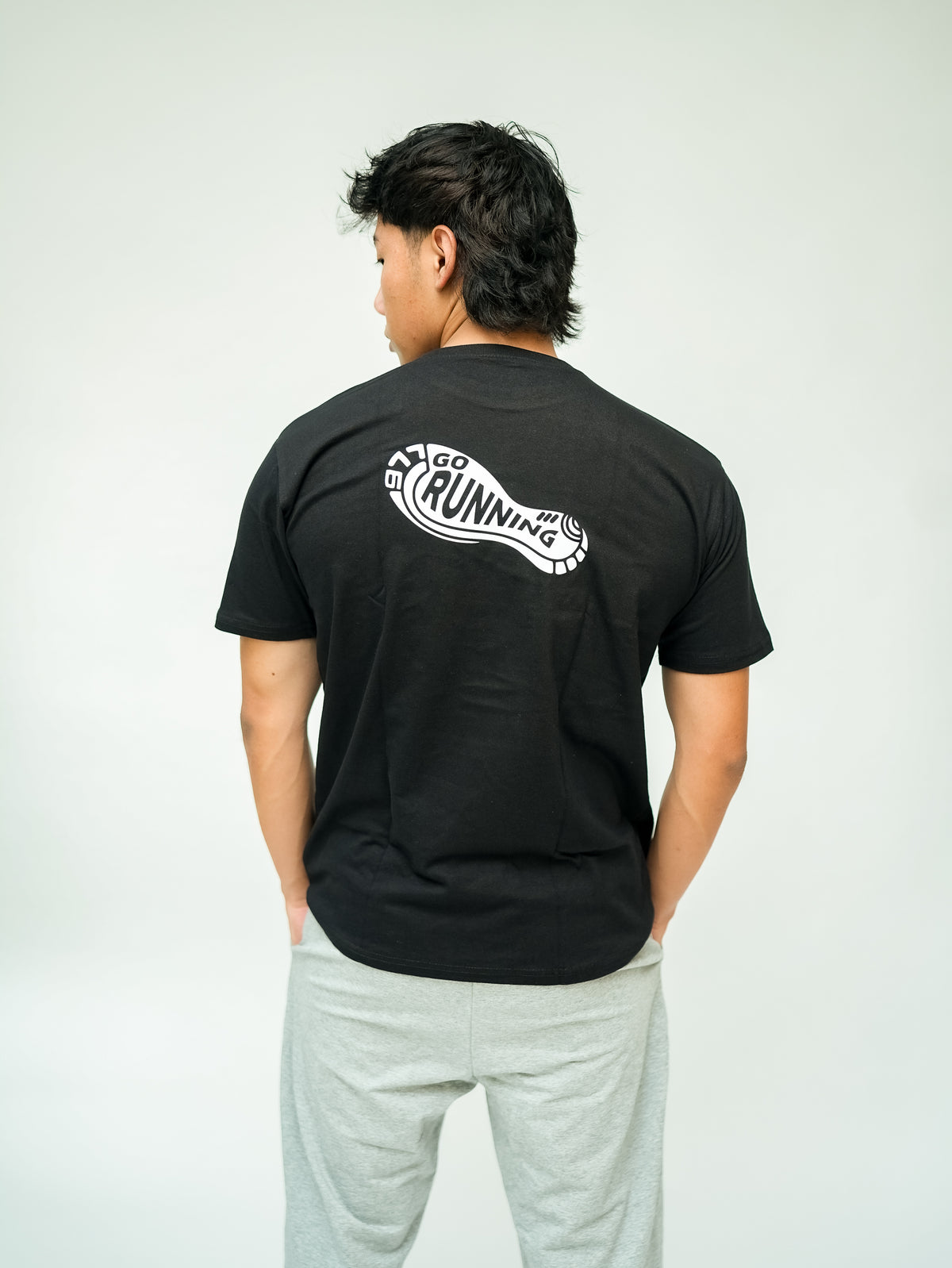 Cotton T-Shirt: RUN SHOES