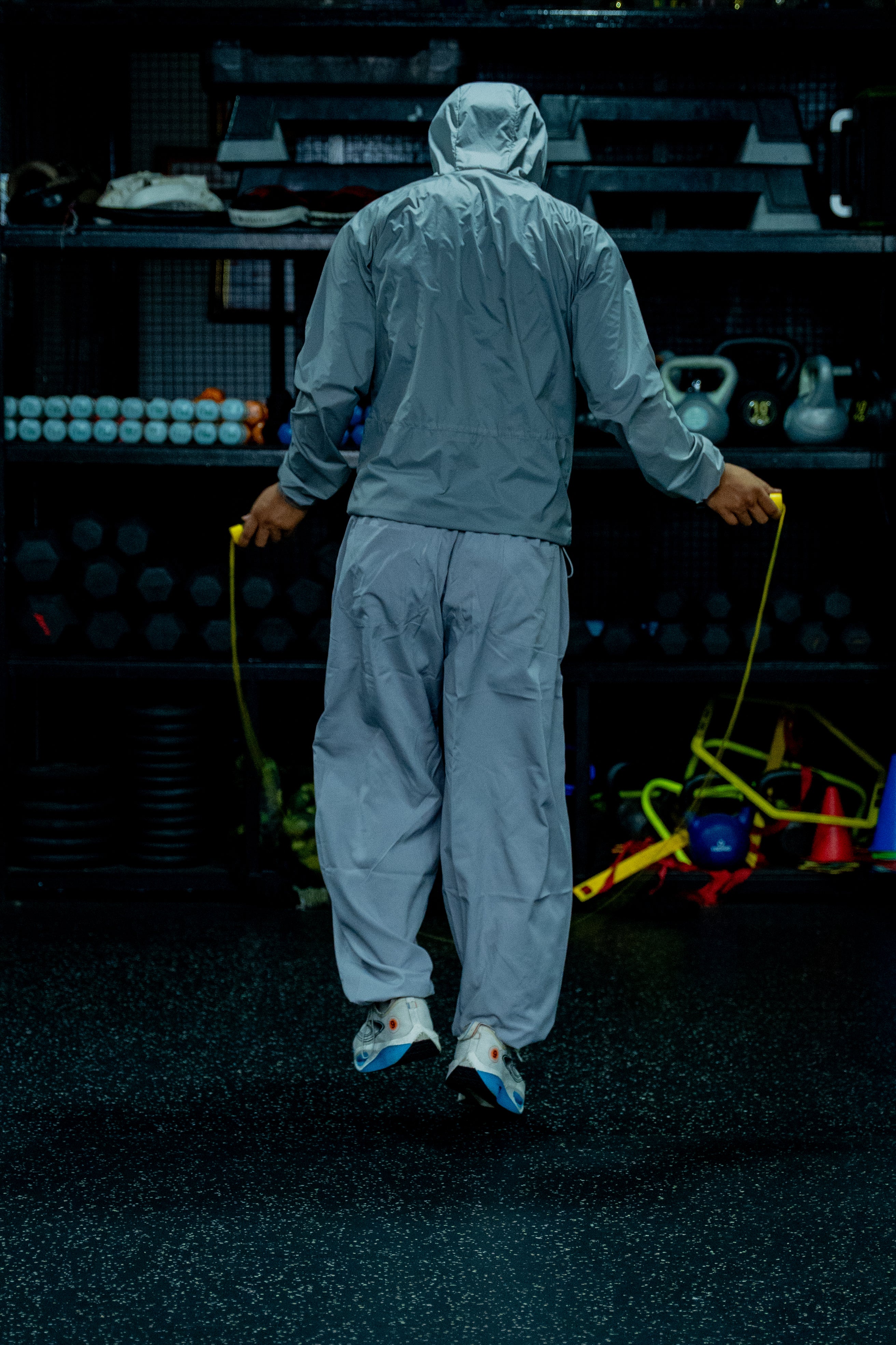 Baggy Sporty Track: Off White