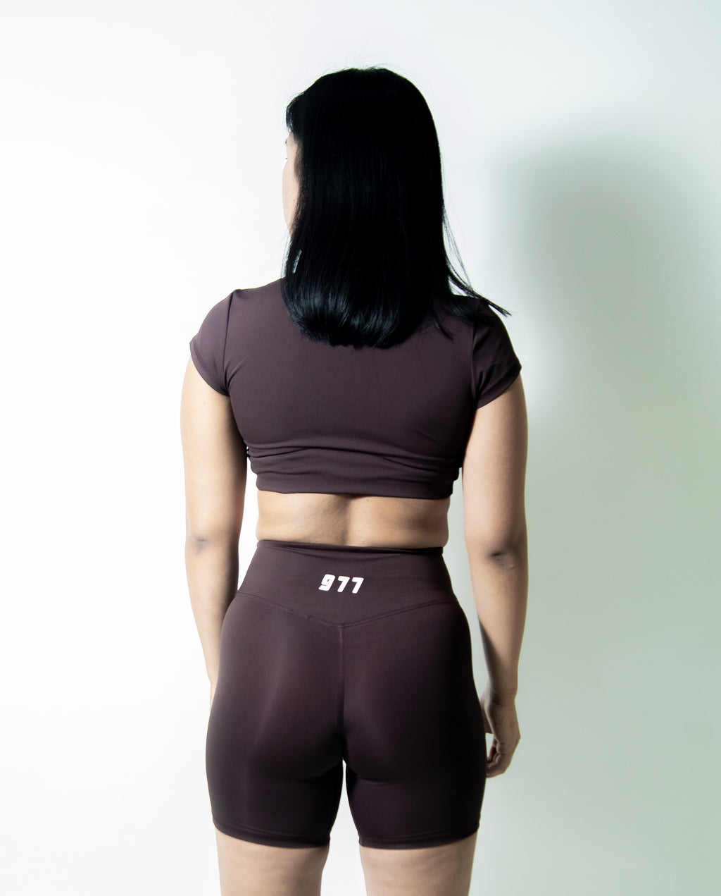 Biker Shorts- Brown