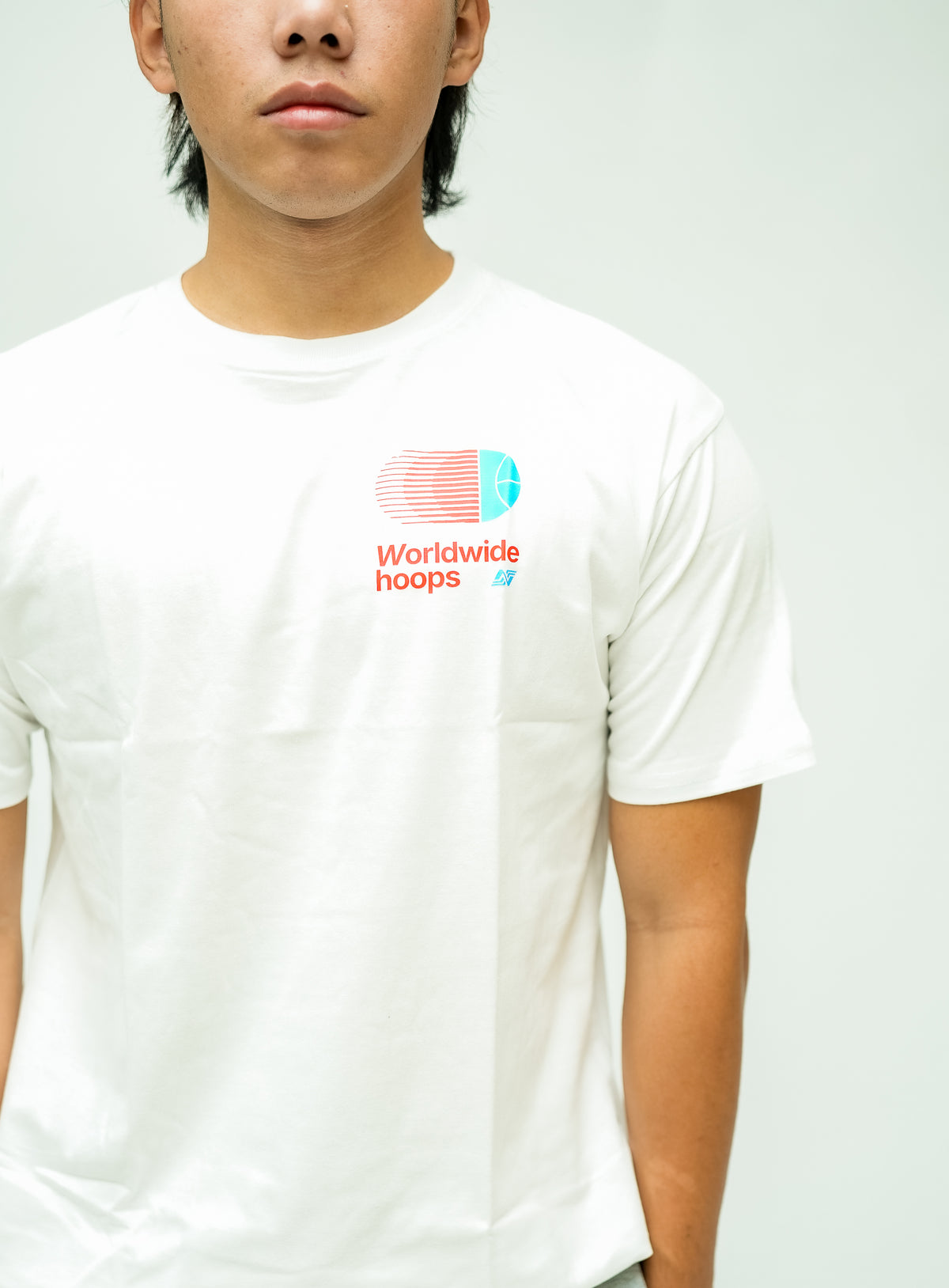 Cotton T-Shirt: World Wide Hoop