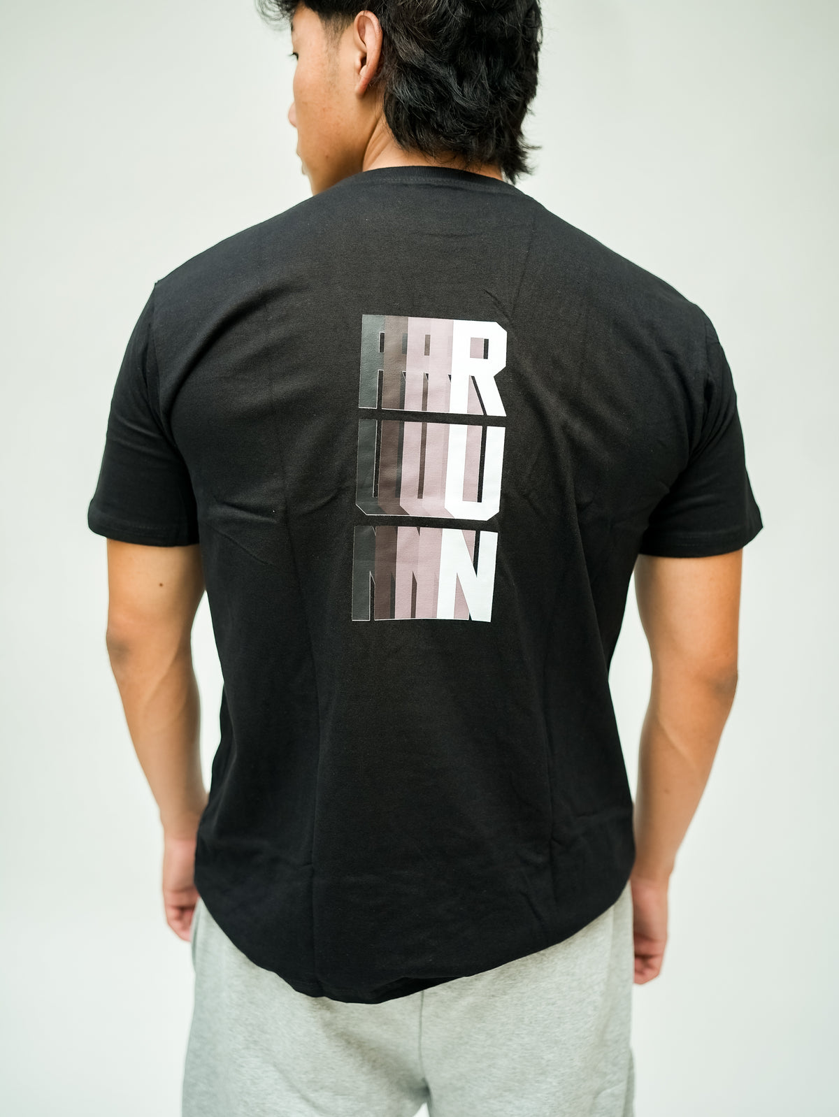 Cotton T-Shirt: RUN SHADOWS
