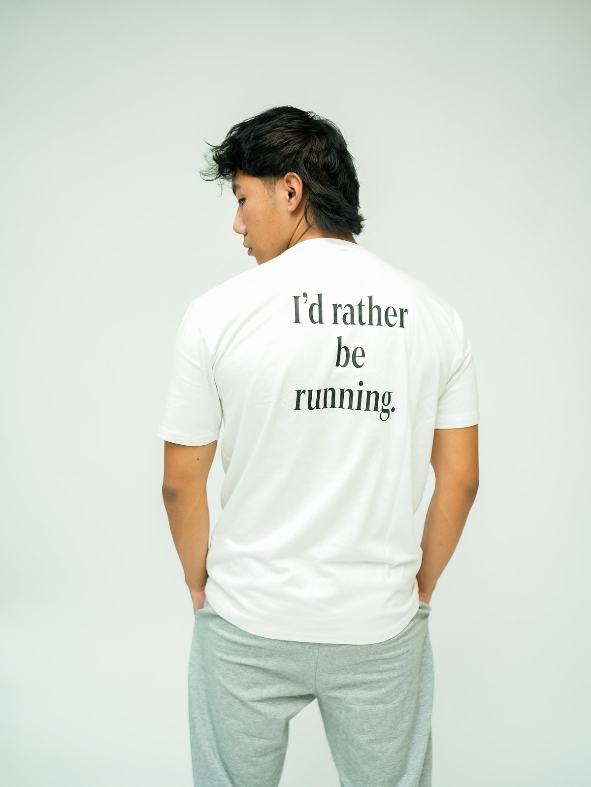 Cotton T-Shirt: Rather Be Running