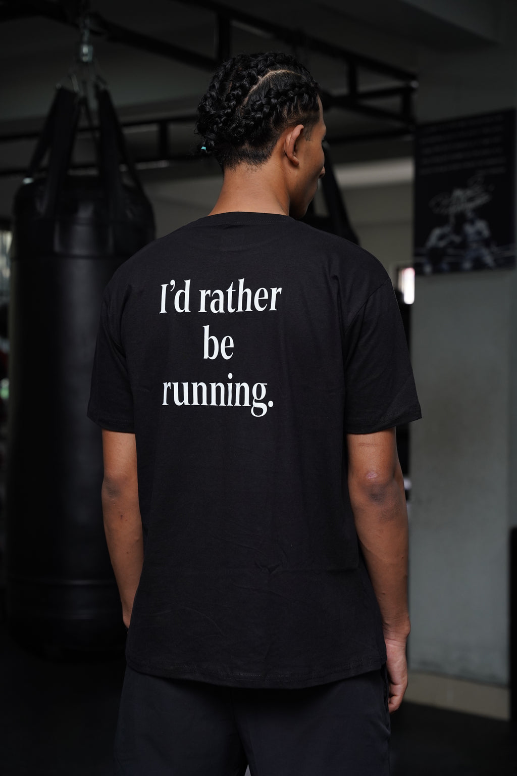 Cotton T-Shirt: Rather Be Running