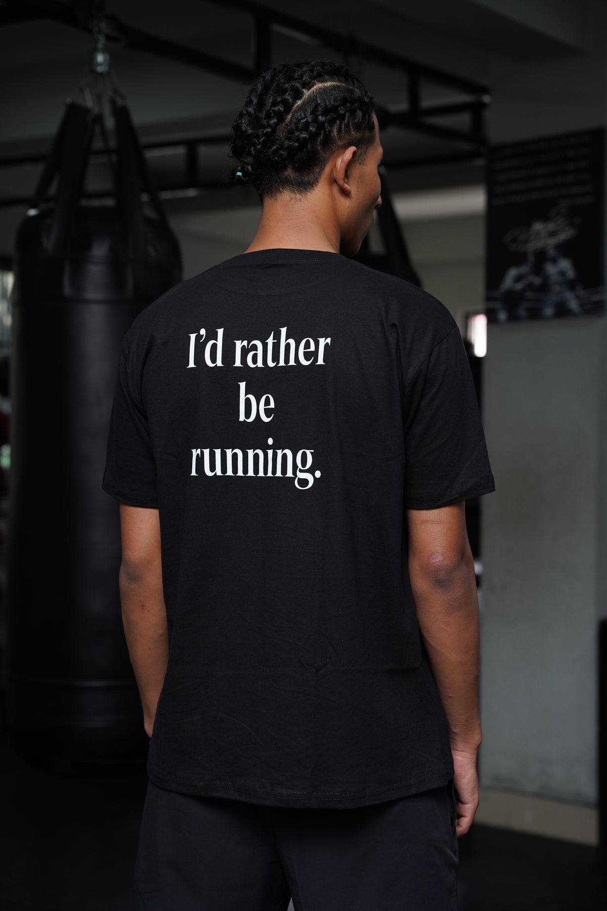Cotton T-Shirt: Rather Be Running