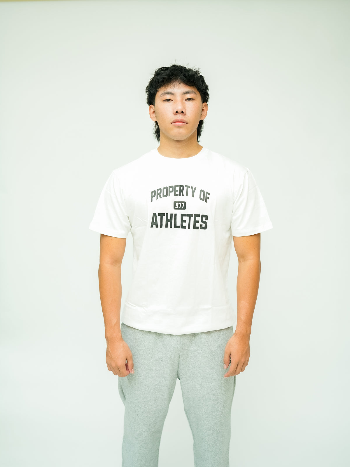 Cotton Tshirt: Property Of Athletes