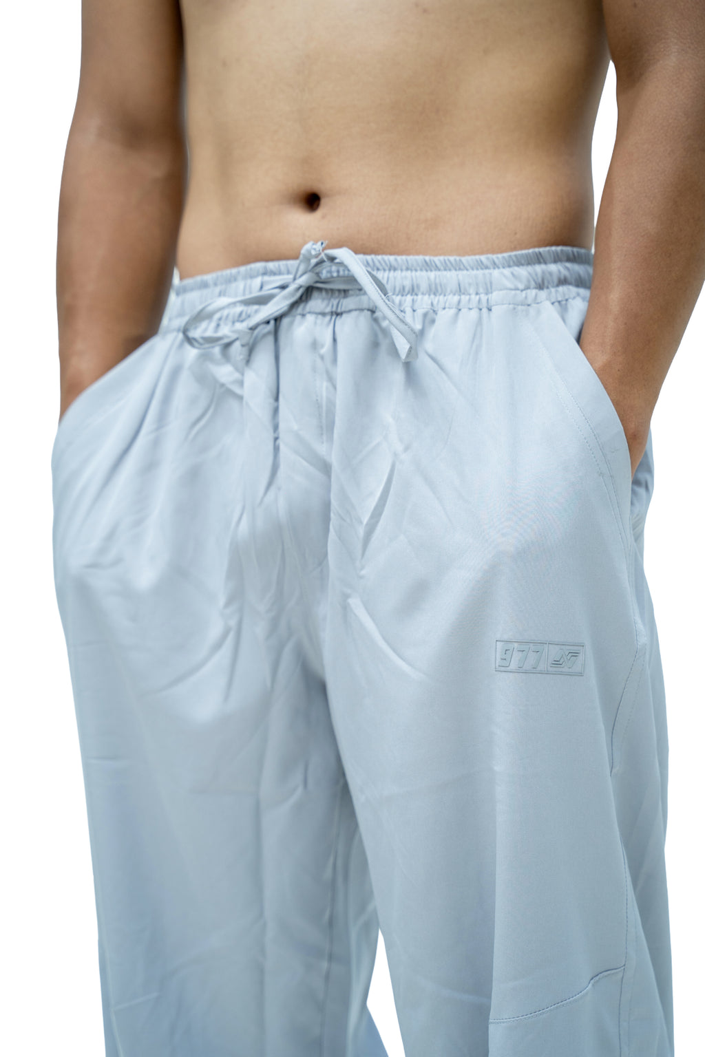 Baggy Sporty Track: Off White