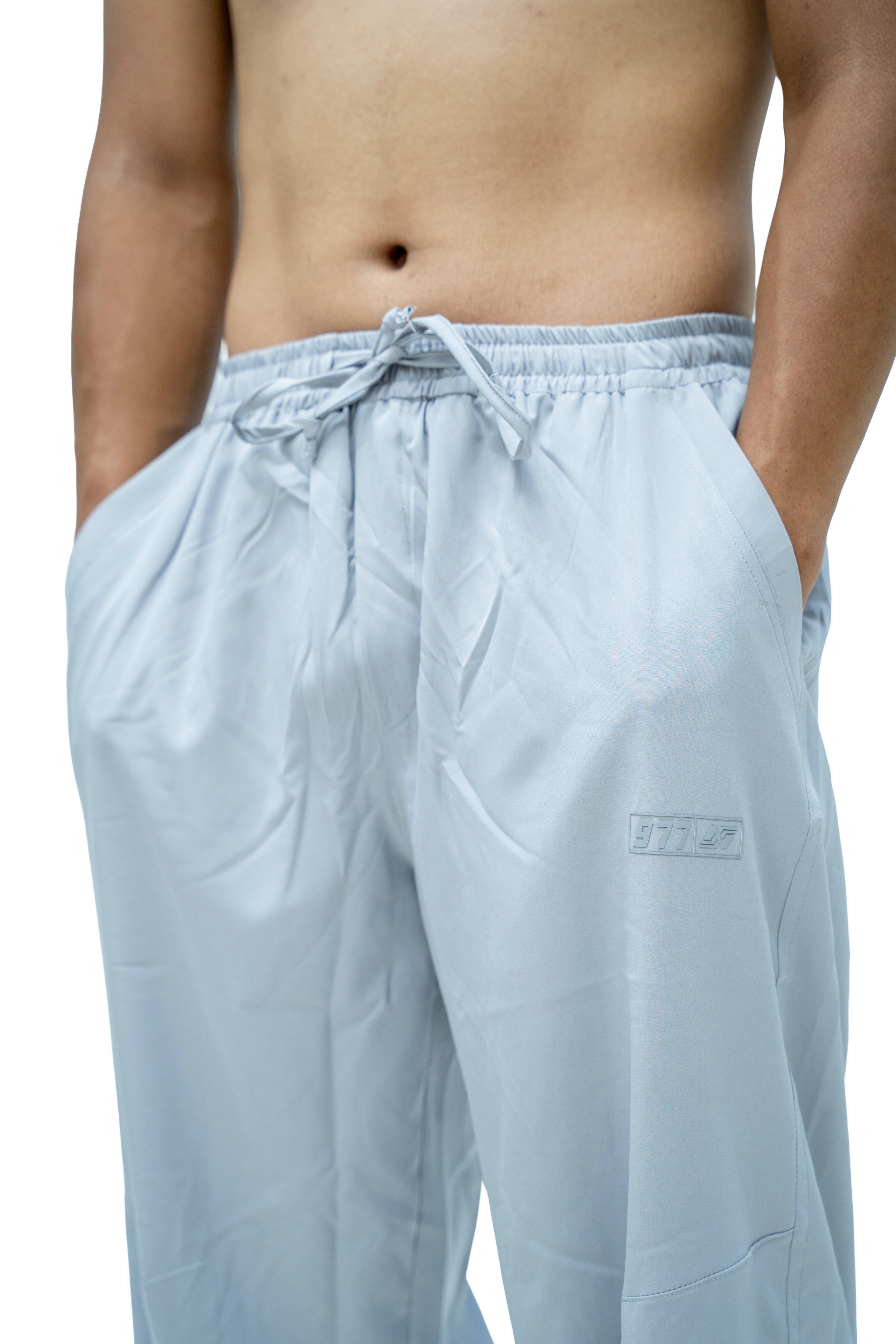 Baggy Sporty Track: Off White