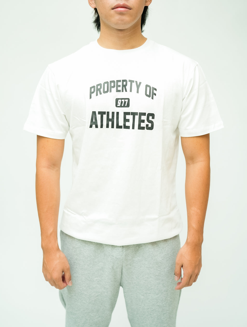 Cotton Tshirt: Property Of Athletes