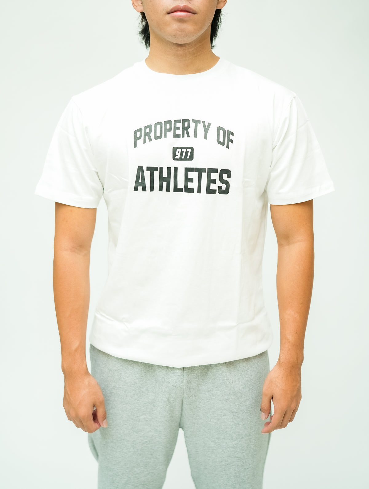 Cotton Tshirt: Property Of Athletes