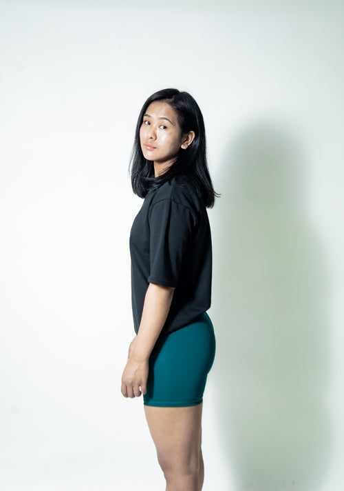 Biker Shorts- Green