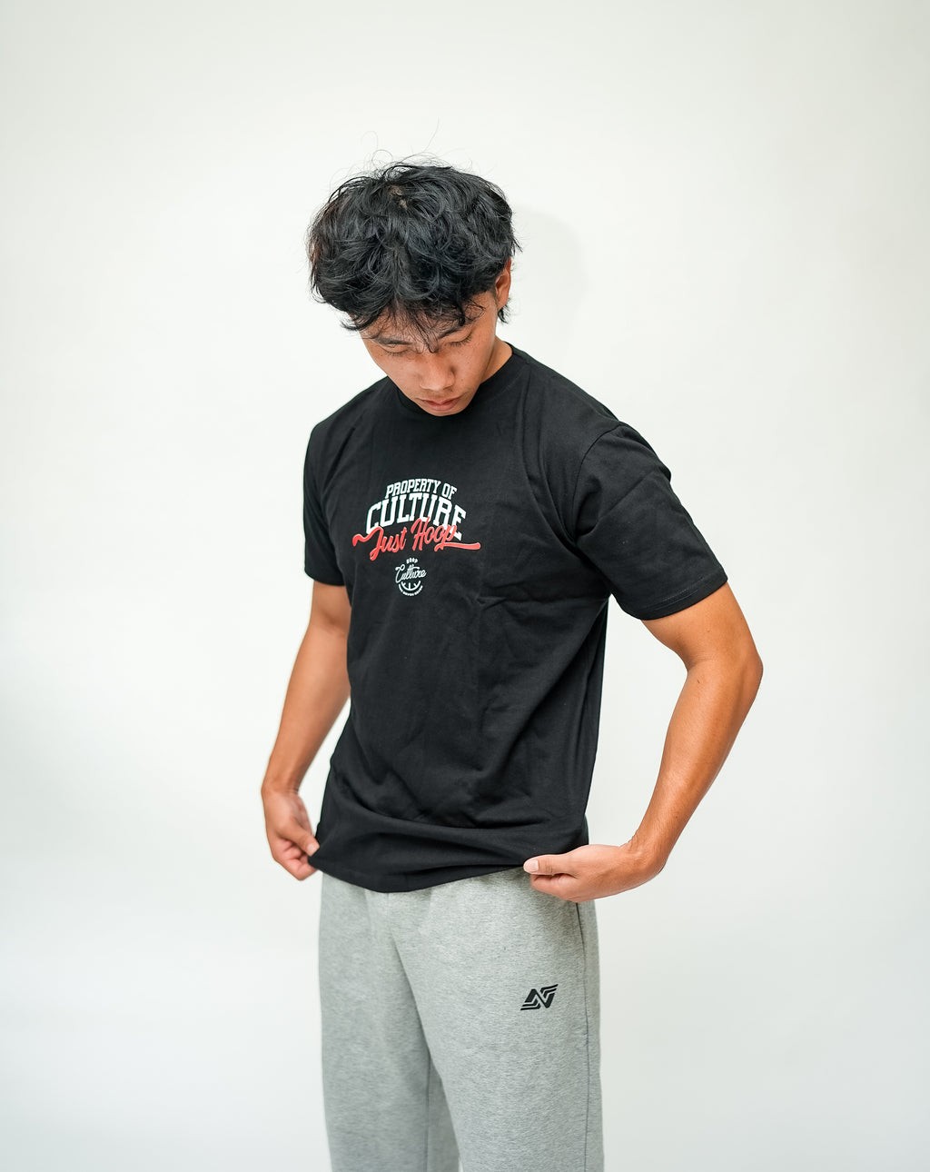 Cotton T-Shirt: Just Hoop