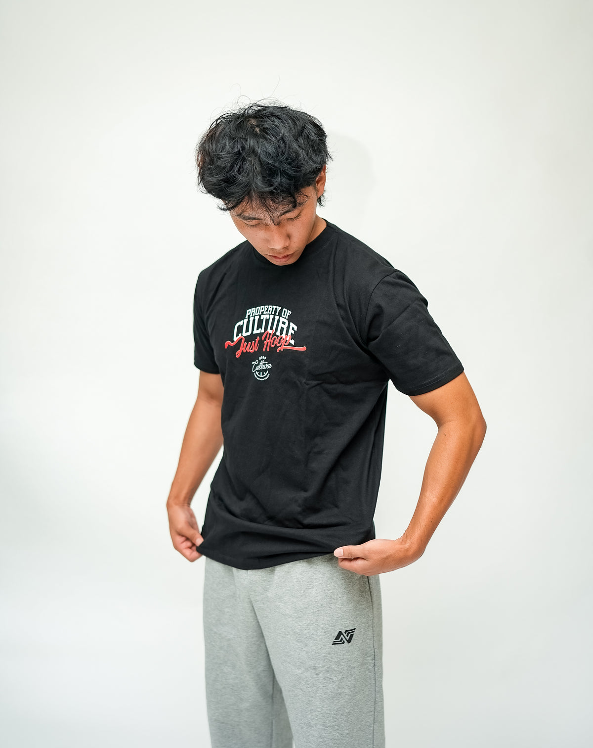 Cotton T-Shirt: Just Hoop