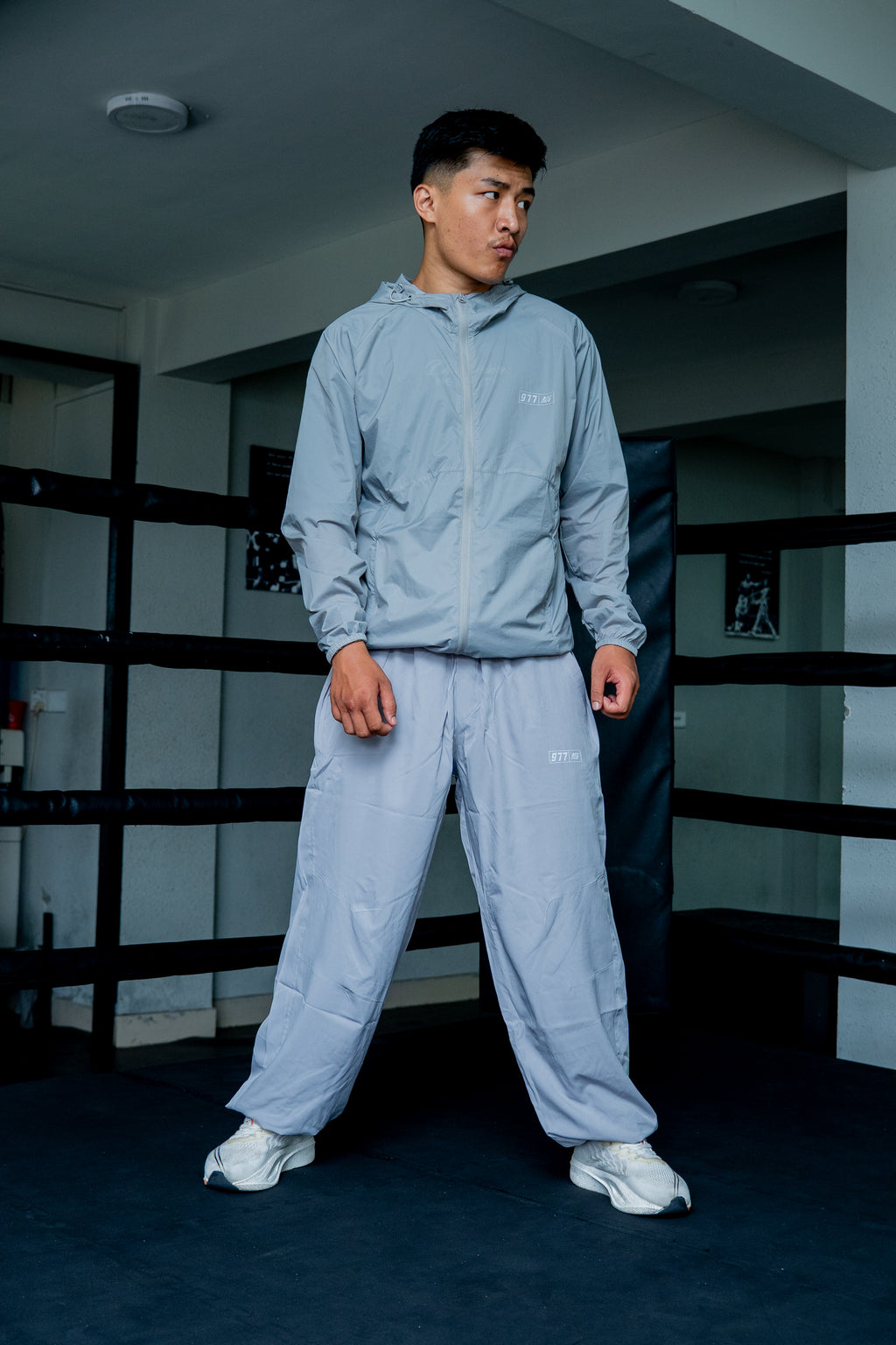 Baggy Sporty Track: Off White