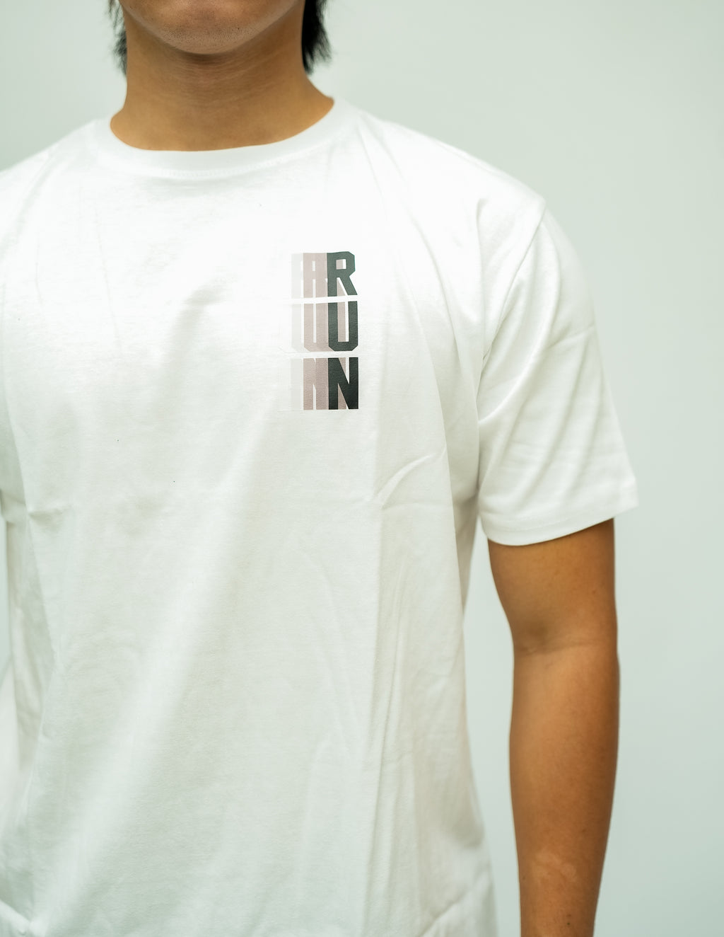 Cotton T-Shirt: RUN SHADOWS