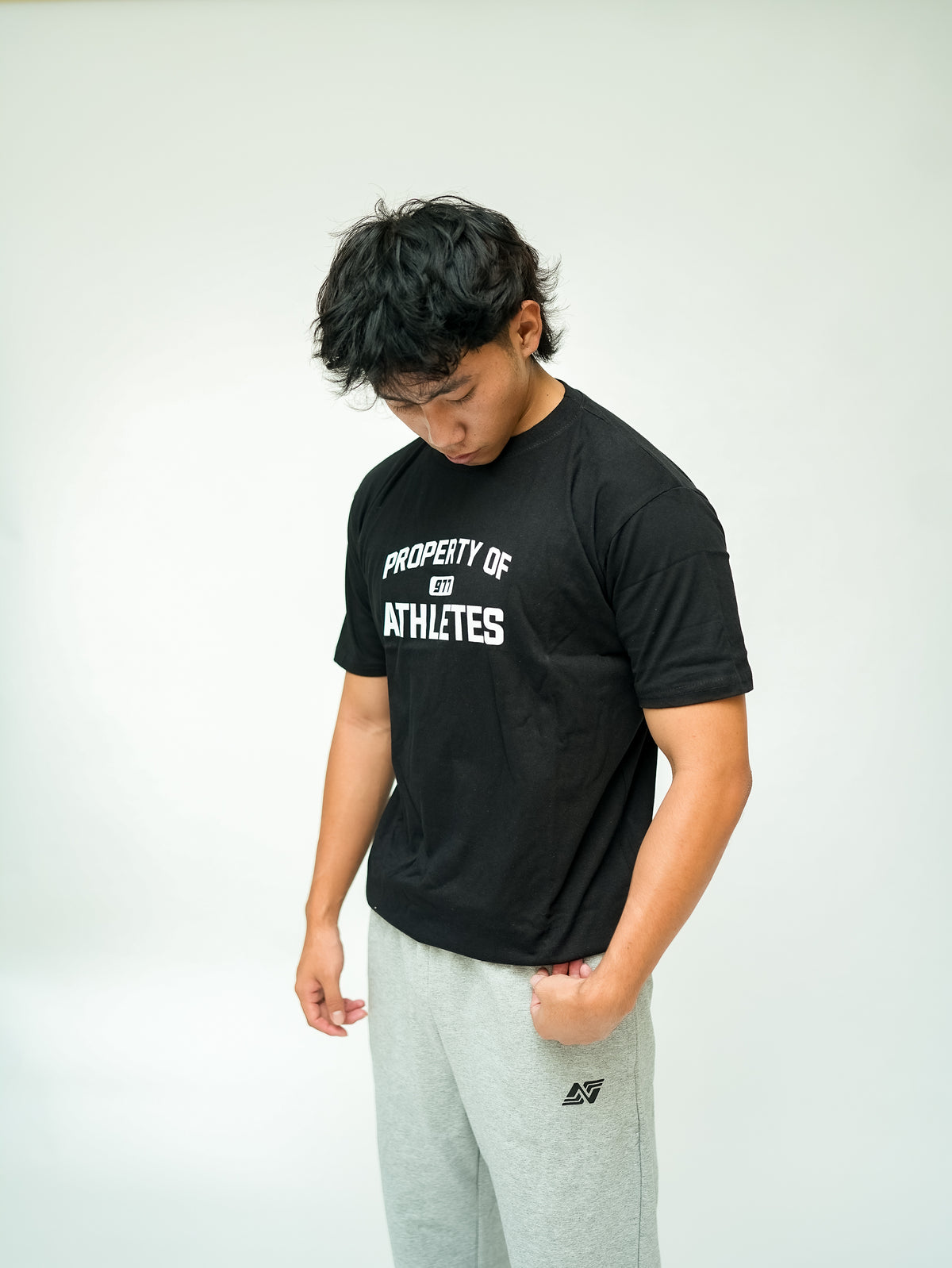 Cotton Tshirt: Property Of Athletes