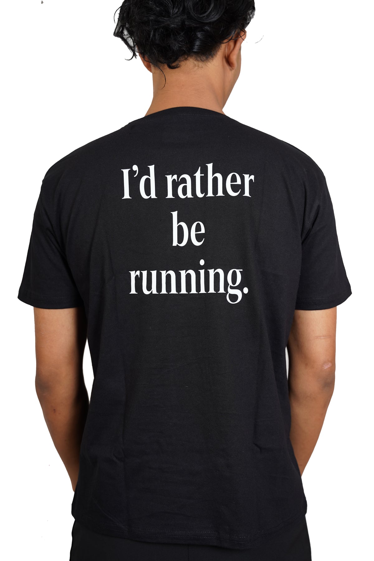 Cotton T-Shirt: Rather Be Running