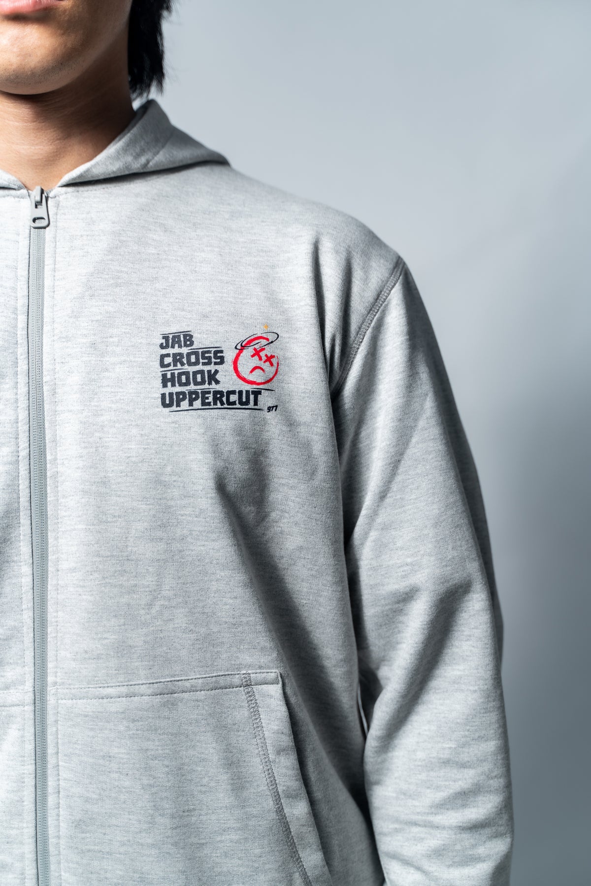 ZIP HOODIE: JAB UPPERCUT