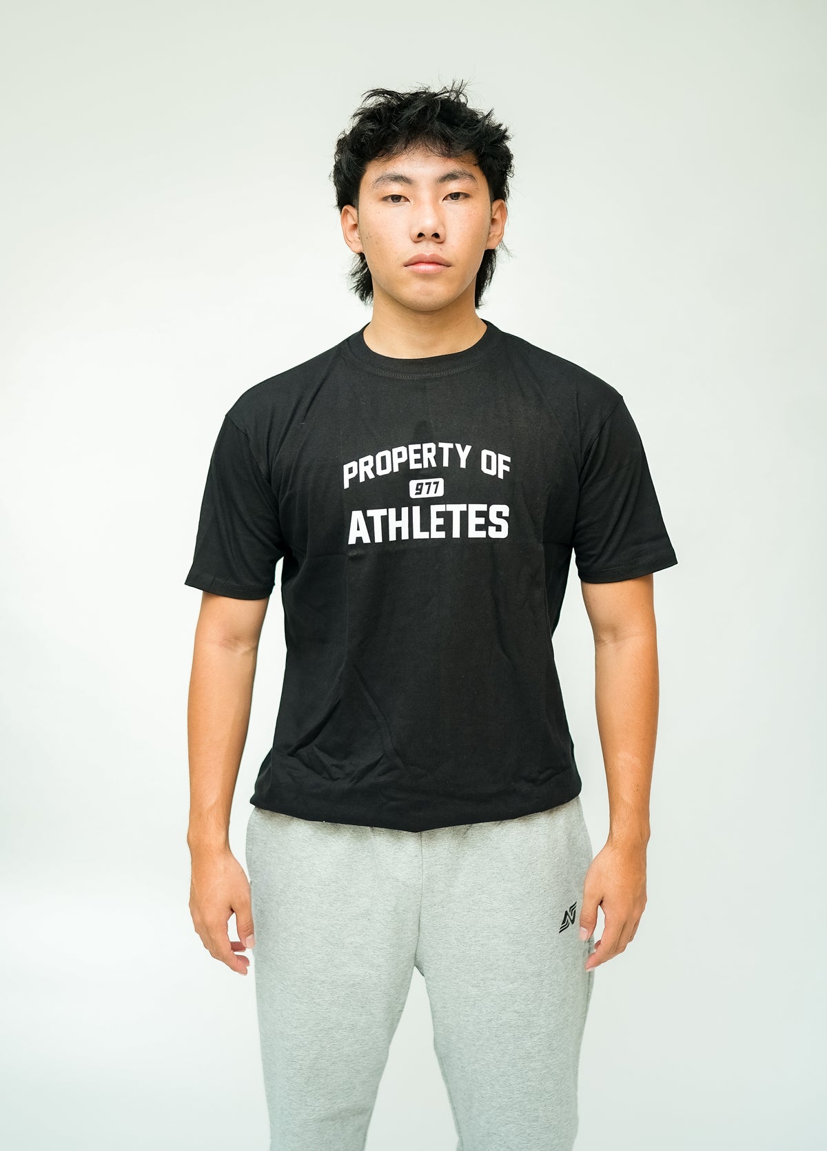 Cotton Tshirt: Property Of Athletes