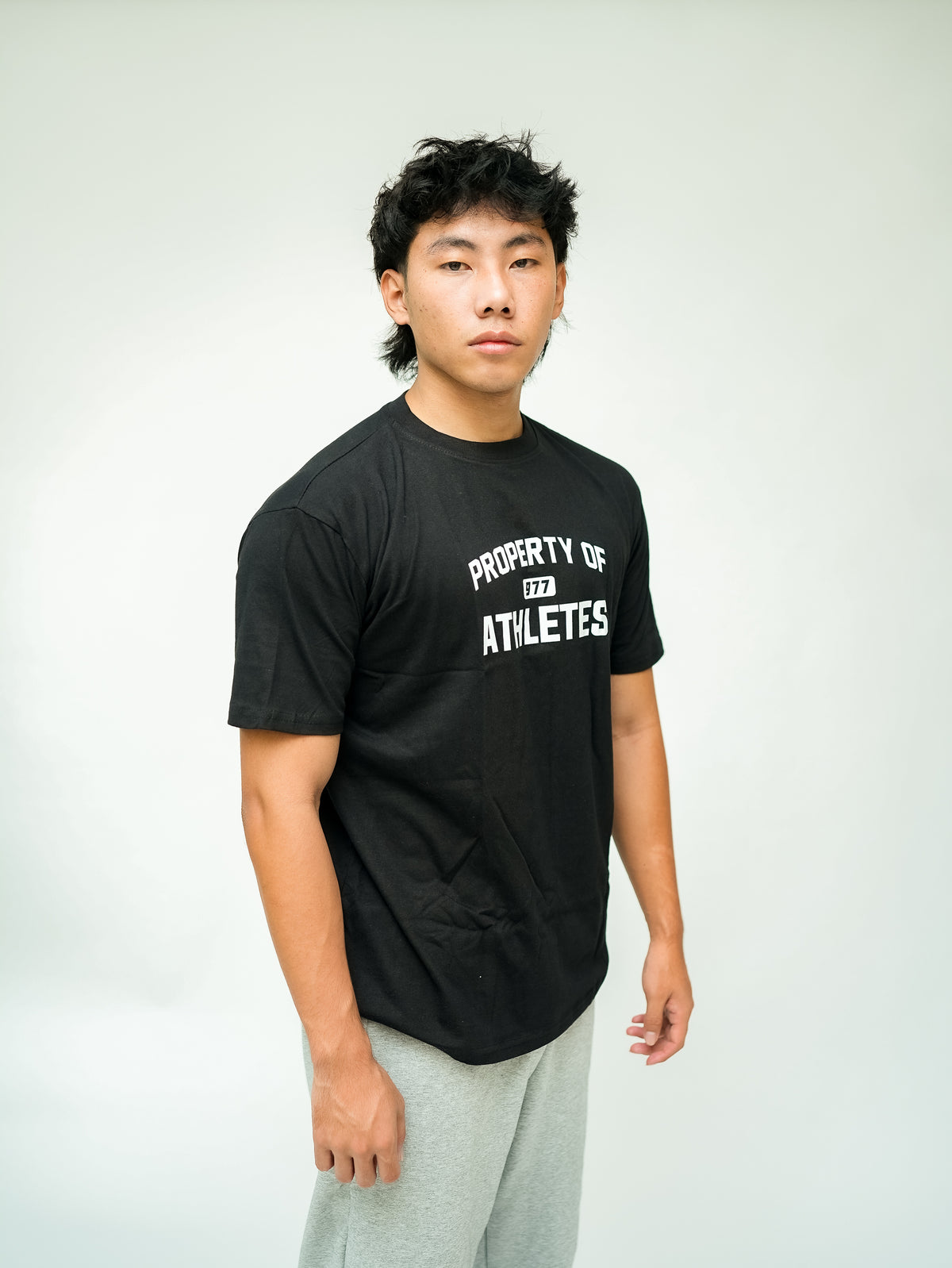 Cotton Tshirt: Property Of Athletes