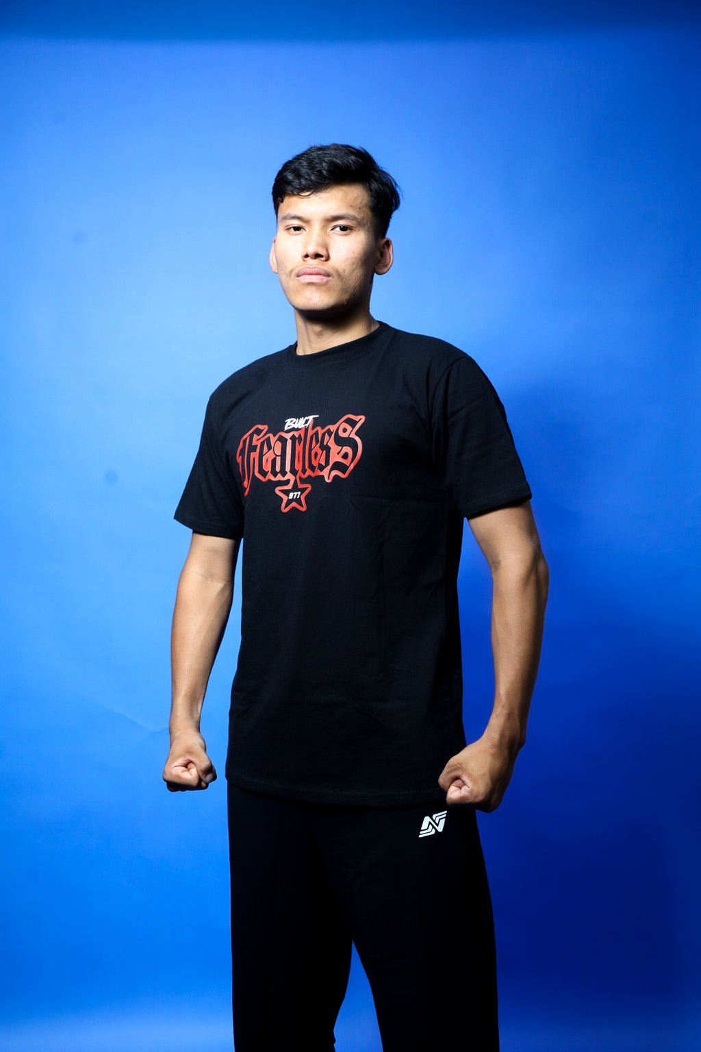 Cotton T-Shirt: Built Fearless