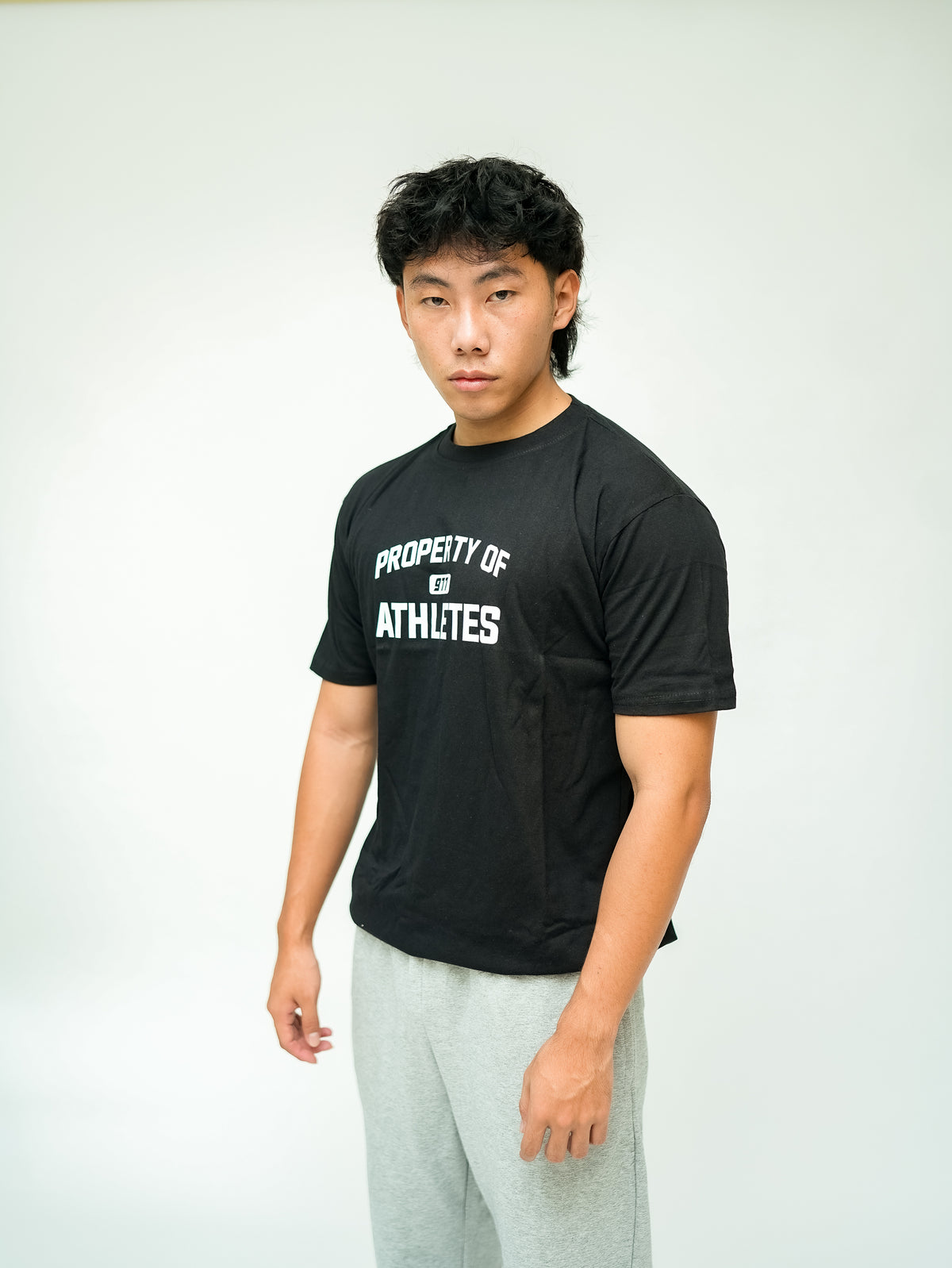 Cotton Tshirt: Property Of Athletes