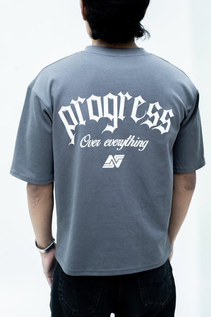 Box Fit T-shirt - Progress Over Everything