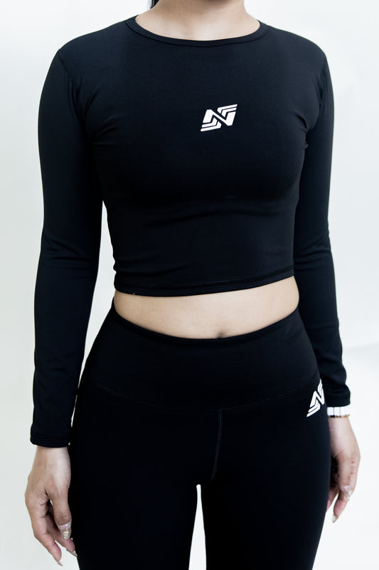 Full Sleeve Top - Black