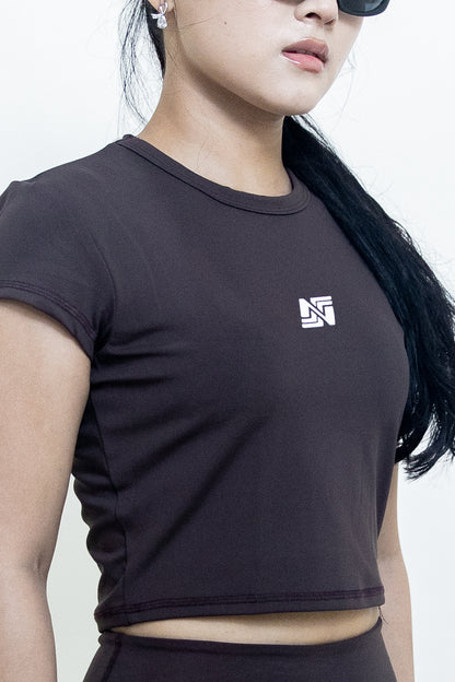 Crop Top - Brown