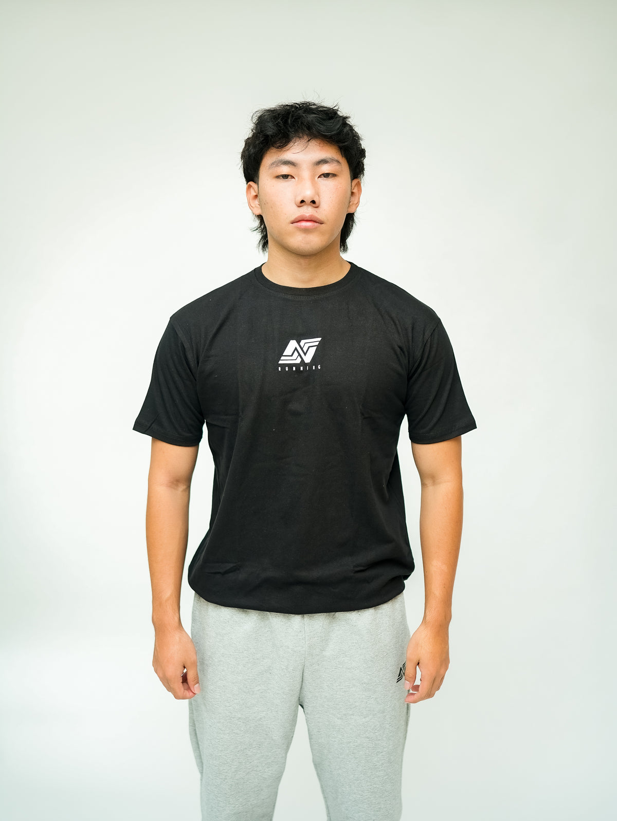 Cotton T-Shirt: RUN SHOES