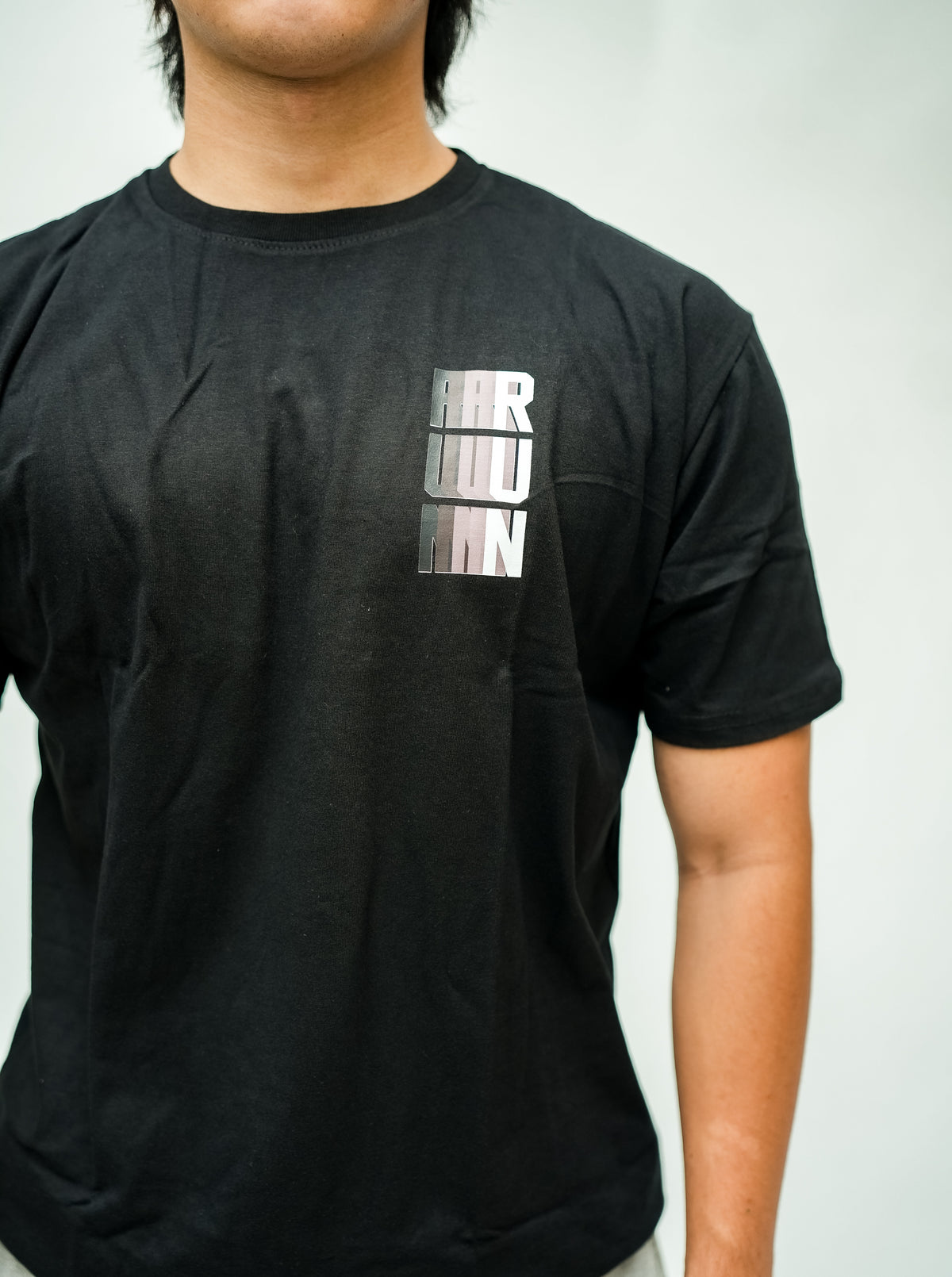 Cotton T-Shirt: RUN SHADOWS