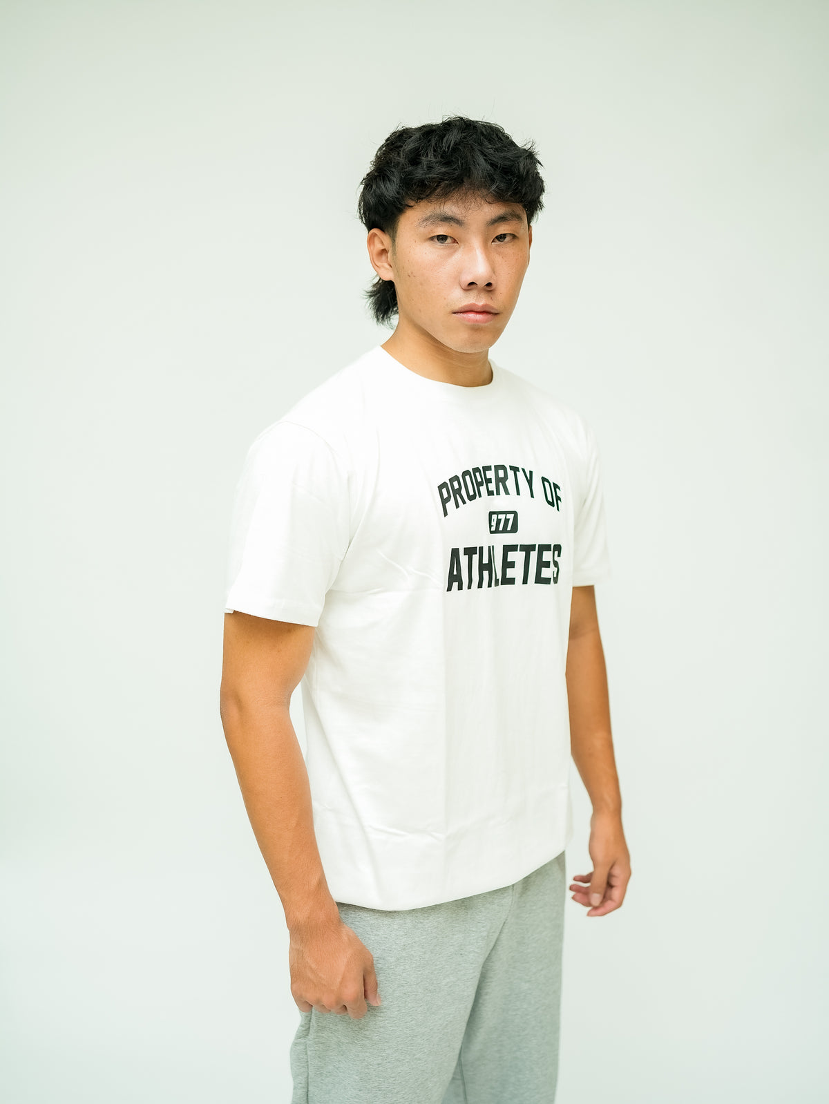 Cotton Tshirt: Property Of Athletes